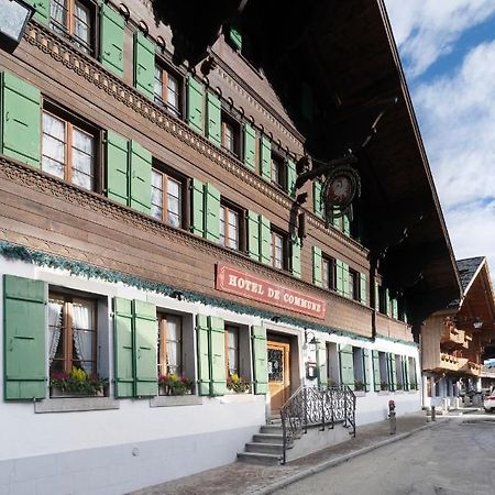 Hotel De Commune Gstaad Esterno foto