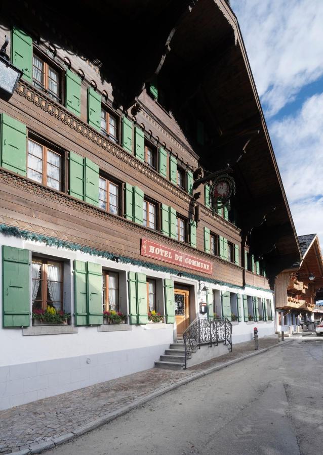 Hotel De Commune Gstaad Esterno foto